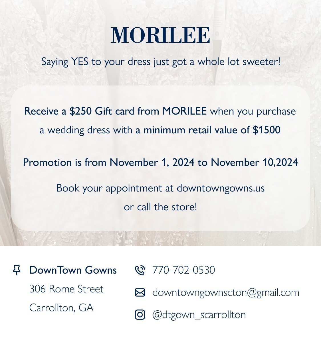 Morilee promotion