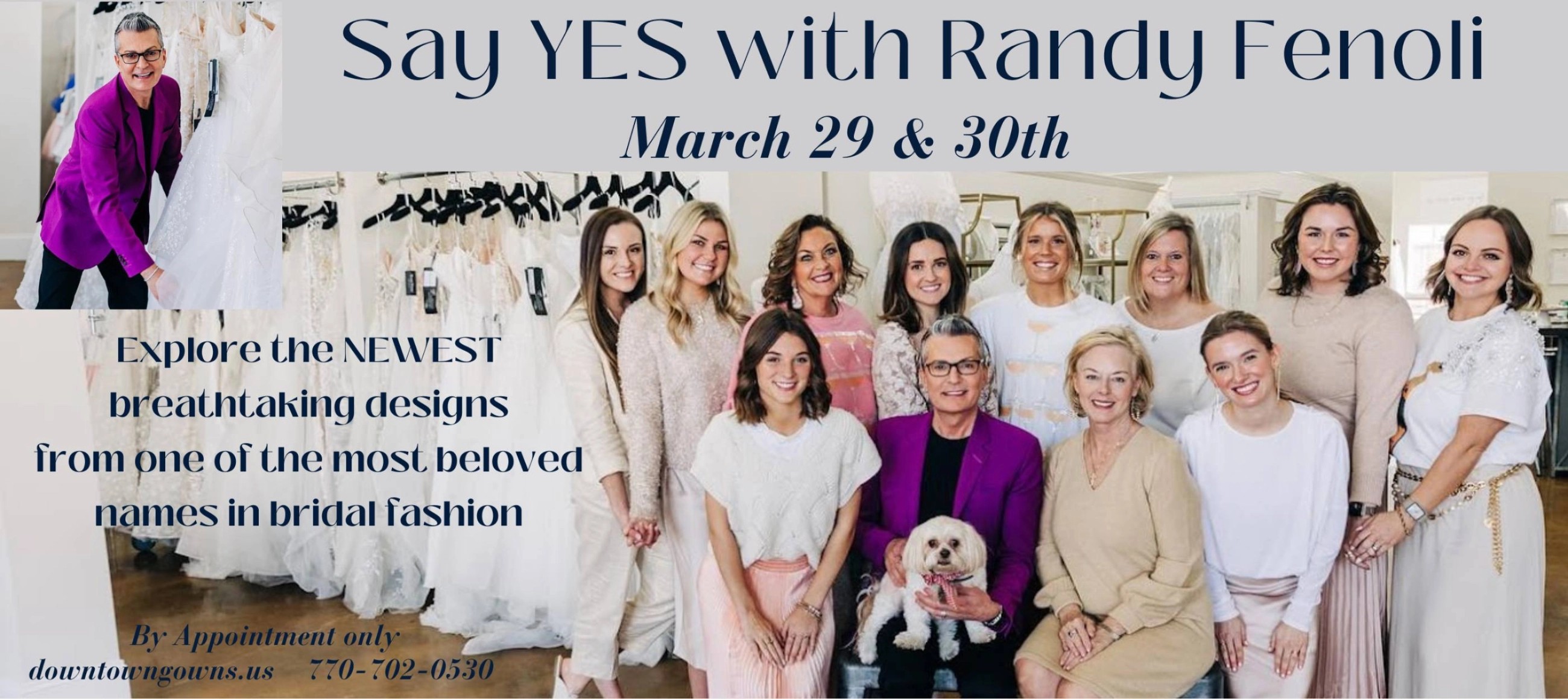 Say Yes with Randy Fenoli at Downtown Gowns Desktop