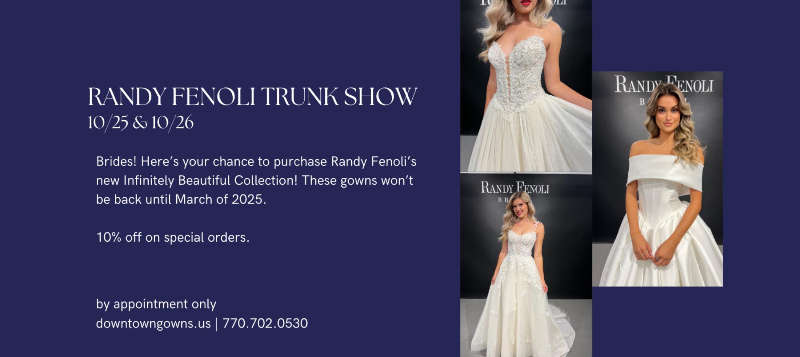 Randy Fenoli Trunk Show october 2024